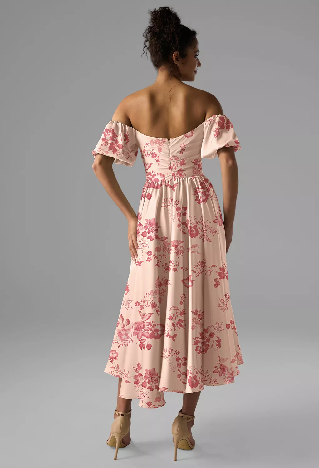 AW Kye Pink Cherry Blossom  Black Tie Wedding Guest Dresses